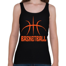 PRINTFASHION Kosaras - Női atléta - Fekete női trikó