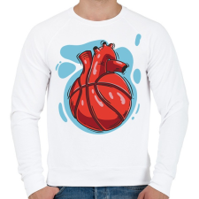 PRINTFASHION Kosaras szív - Férfi pulóver - Fehér női pulóver, kardigán