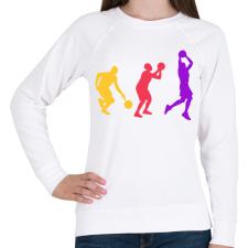 PRINTFASHION Kosarasok - Női pulóver - Fehér női pulóver, kardigán