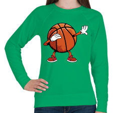 PRINTFASHION Kosárlabda dab - Női pulóver - Zöld női pulóver, kardigán