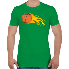 PRINTFASHION Kosárlabda - Férfi póló - Zöld férfi póló