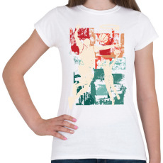 PRINTFASHION Kosárlabda - Női póló - Fehér