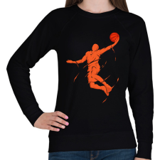 PRINTFASHION Kosárlabdás - Női pulóver - Fekete női pulóver, kardigán