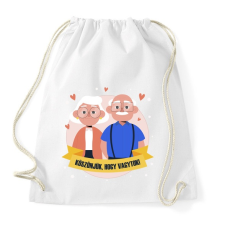 PRINTFASHION Köszönjük, hogy vagytok - Sportzsák, Tornazsák - Fehér tornazsák