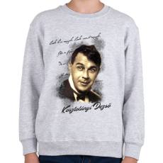 PRINTFASHION Kosztolányi Dezső - Gyerek pulóver - Sport szürke