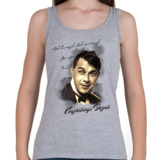 PRINTFASHION Kosztolányi Dezső - Női atléta - Sport szürke