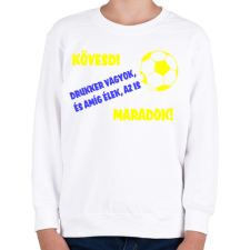 PRINTFASHION Kövesdi drukker - Gyerek pulóver - Fehér gyerek pulóver, kardigán