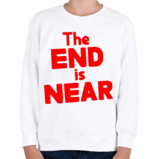 PRINTFASHION Közeleg a vég - Gyerek pulóver - Fehér