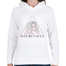 PRINTFASHION Kozmetikus minta - Női kapucnis pulóver - Fehér női pulóver, kardigán