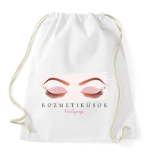 PRINTFASHION Kozmetikusok királynője - Sportzsák, Tornazsák - Fehér tornazsák