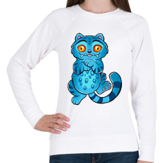 PRINTFASHION Kpop Demon Hunters - Derpy Tiger - Női pulóver - Fehér