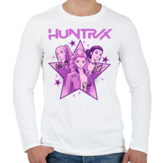 PRINTFASHION Kpop Démon Vadászok sztár csajok - Férfi hosszú ujjú póló - Fehér