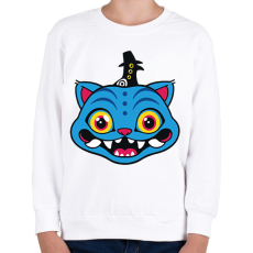 PRINTFASHION Kpop Démon Vadászok tigris és holló - Gyerek pulóver - Fehér