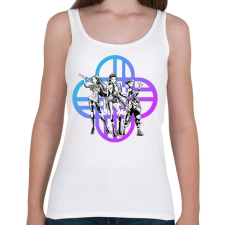 PRINTFASHION KPop Démonvadászok - Huntrix csajok - Női atléta - Fehér női trikó