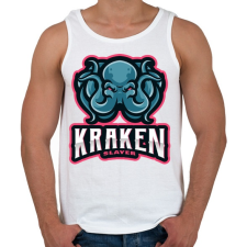 PRINTFASHION Kraken Slayer - Férfi atléta - Fehér atléta, trikó