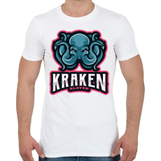 PRINTFASHION Kraken Slayer - Férfi póló - Fehér