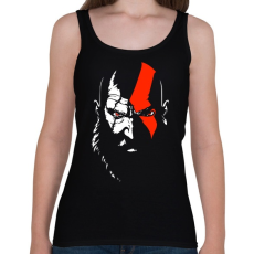 PRINTFASHION Kratos  - Női atléta - Fekete