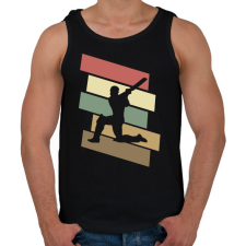 PRINTFASHION Krikett játékos - Férfi atléta - Fekete atléta, trikó