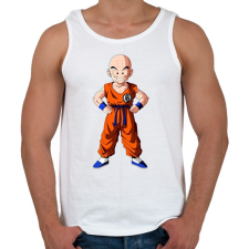 PRINTFASHION Krillin - Férfi atléta - Fehér atléta, trikó