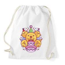 PRINTFASHION Kripto szülinap - Sportzsák, Tornazsák - Fehér tornazsák