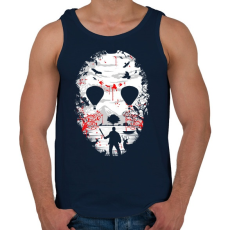 PRINTFASHION Kristálytó - Férfi atléta - Sötétkék
