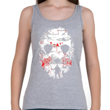 PRINTFASHION Kristálytó - Női atléta - Sport szürke női trikó