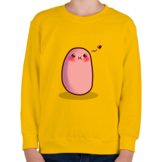 PRINTFASHION Krumpli - Gyerek pulóver - Sárga