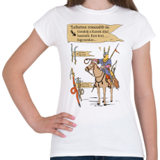 PRINTFASHION Kun kori nyilak szóvicc - Női póló - Fehér