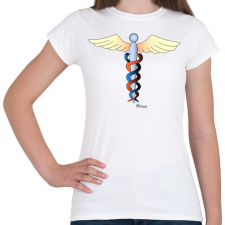 PRINTFASHION Kundalíni - Női póló - Fehér női póló