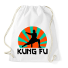 PRINTFASHION KUNG FU - Sportzsák, Tornazsák - Fehér