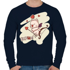 PRINTFASHION KUPidO - Férfi pulóver - Sötétkék