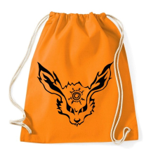 PRINTFASHION Kurama fekete - Sportzsák, Tornazsák - Narancssárga tornazsák