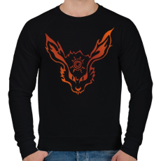 PRINTFASHION Kurama - Férfi pulóver - Fekete