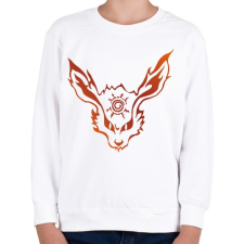 PRINTFASHION Kurama - Gyerek pulóver - Fehér gyerek pulóver, kardigán