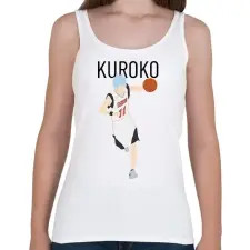PRINTFASHION Kuroko no Basket - Kuroko - Női atléta - Fehér női trikó