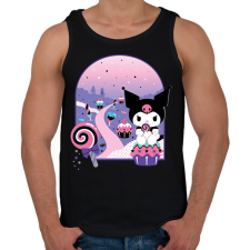 PRINTFASHION kuromi cupcake - Férfi atléta - Fekete női trikó