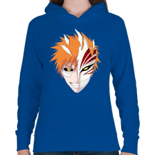 PRINTFASHION Kuroszaki Icsigo - Női kapucnis pulóver - Királykék női pulóver, kardigán