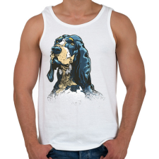 PRINTFASHION Kutya - Férfi atléta - Fehér atléta, trikó