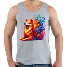 PRINTFASHION Kutya - Férfi atléta - Sport szürke atléta, trikó