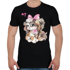 PRINTFASHION kutya - Férfi póló - Fekete