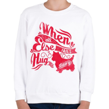 PRINTFASHION Kutya - Gyerek pulóver - Fehér gyerek pulóver, kardigán