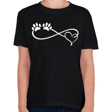 PRINTFASHION Kutya imádat - Gyerek póló - Fekete gyerek póló