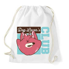 PRINTFASHION Kutya kedvelők klubja - Sportzsák, Tornazsák - Fehér tornazsák
