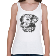 PRINTFASHION Kutya  - Női atléta - Fehér