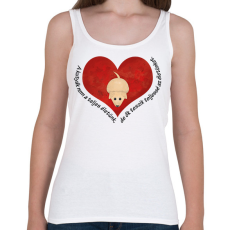 PRINTFASHION Kutya - Női atléta - Fehér