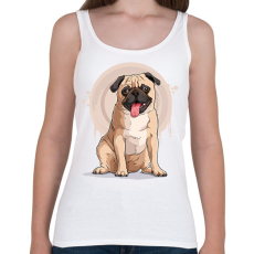 PRINTFASHION kutya - Női atléta - Fehér