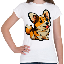 PRINTFASHION Kutya  - Női póló - Fehér női póló