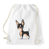 PRINTFASHION Kutya  - Sportzsák, Tornazsák - Fehér