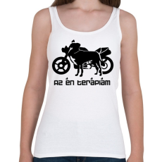 PRINTFASHION kutyamotor2 - Női atléta - Fehér