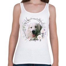 PRINTFASHION kuvasz kutyus - női - Női atléta - Fehér